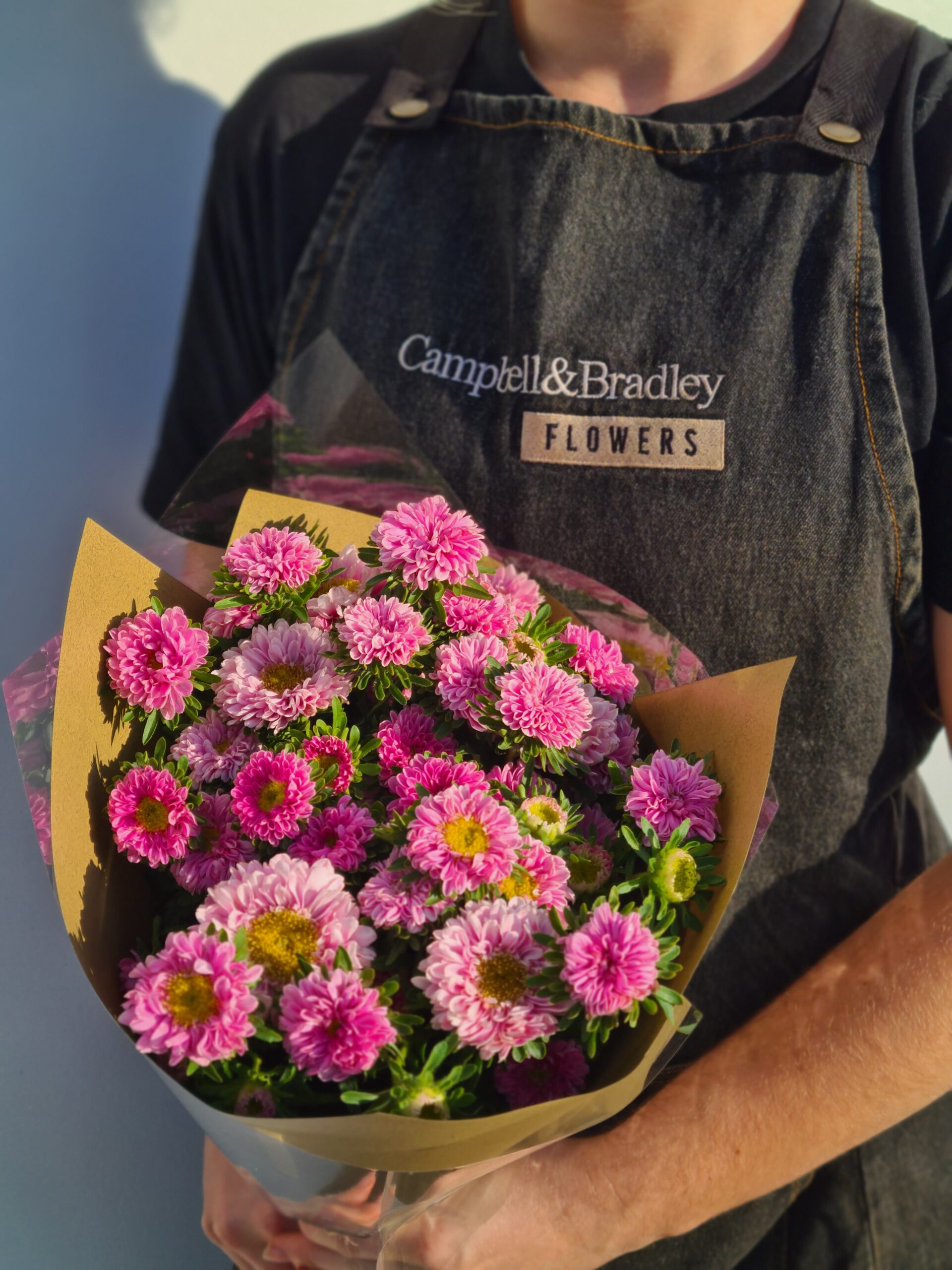*Asters full bunch Campbell & Bradley Flowers