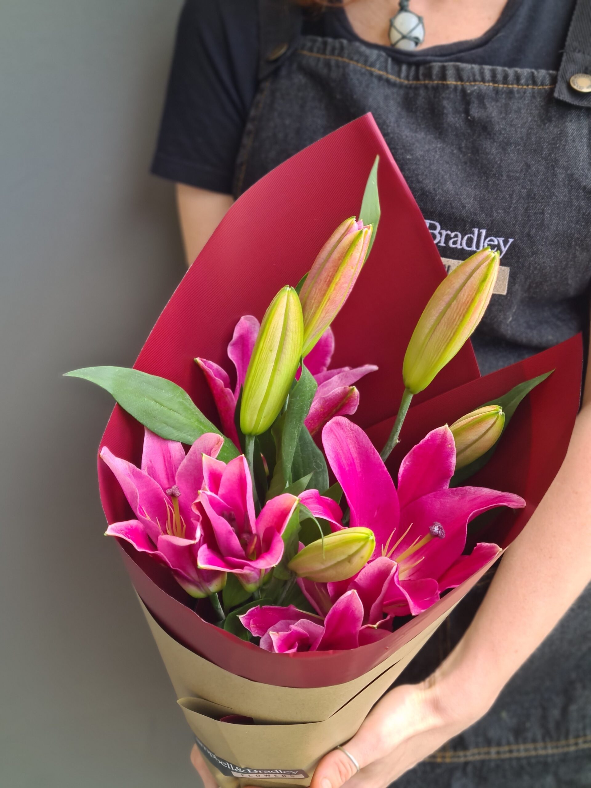 Oriental Lilies 3 stem Campbell & Bradley Flowers